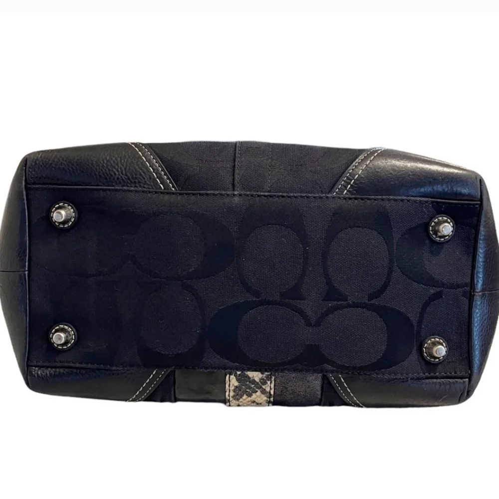 Coach Hampton Python Handbag - Picture 9 of 14